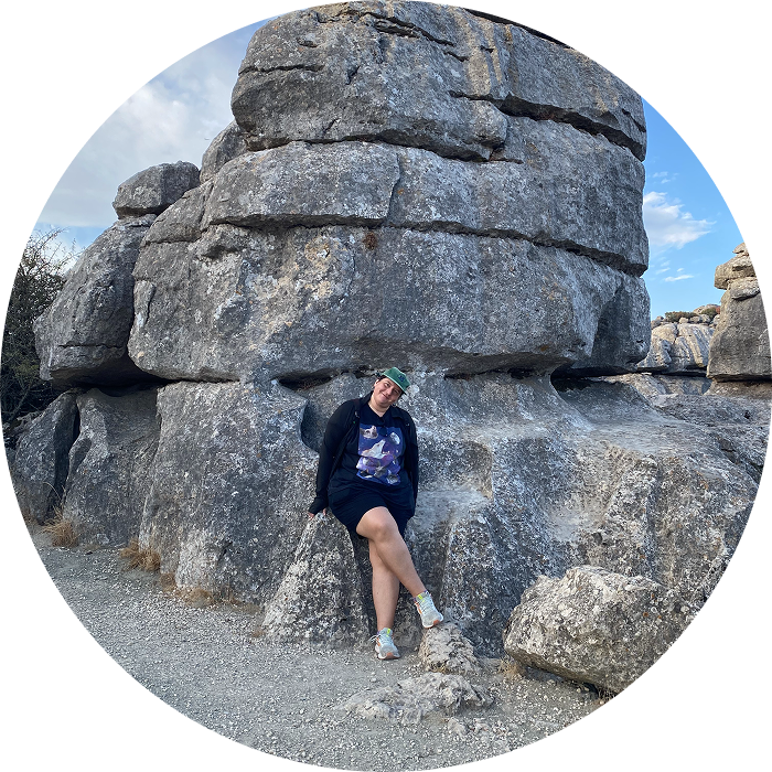 Eleanor en el Torcal de Antequera